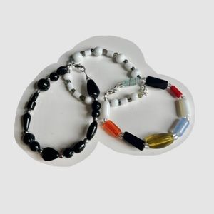 GLASS Beaded Bracelet Set